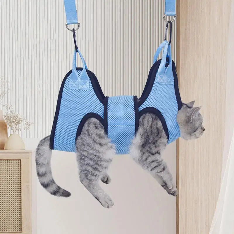 Cat Grooming Hammock – Safe Nail Trimming