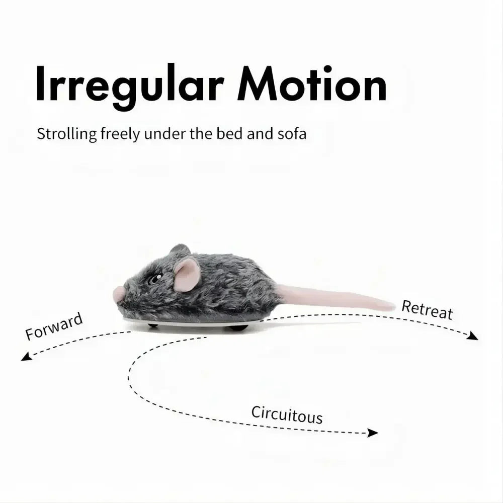Interactive Rechargeable Motion Mouse Cat Toy