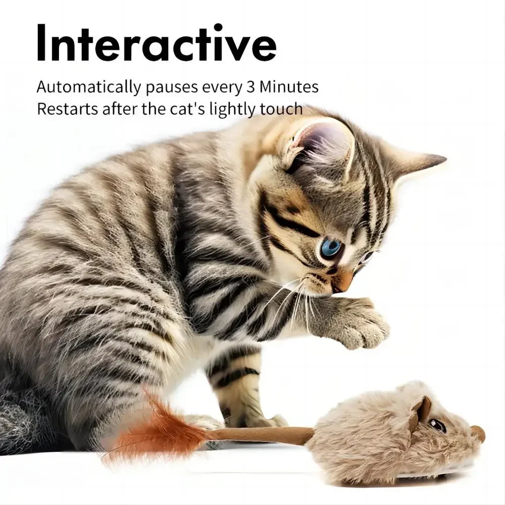 Interactive Rechargeable Motion Mouse Cat Toy