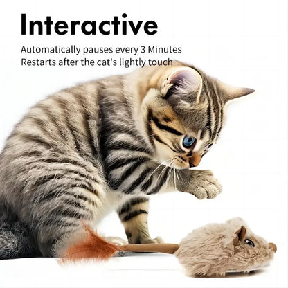 Interactive Rechargeable Motion Mouse Cat Toy