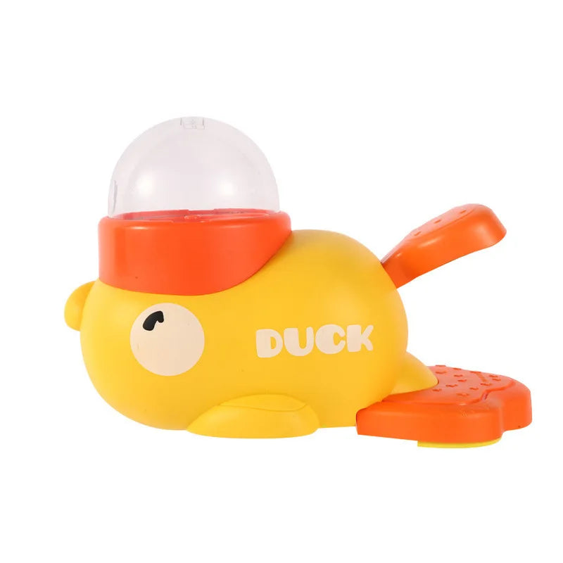 Yellow Duck Interactive Cat Treat Dispenser – Puzzle Slow Feeder Toy 🐱🦆