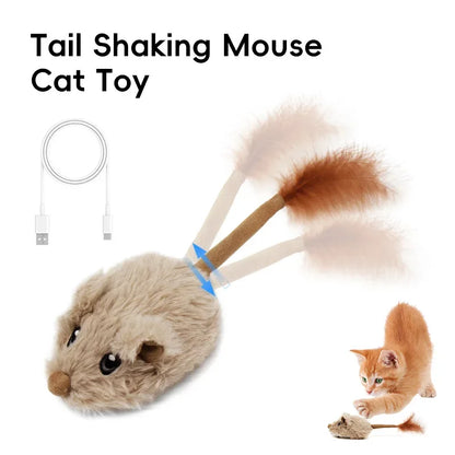 Interactive Rechargeable Motion Mouse Cat Toy