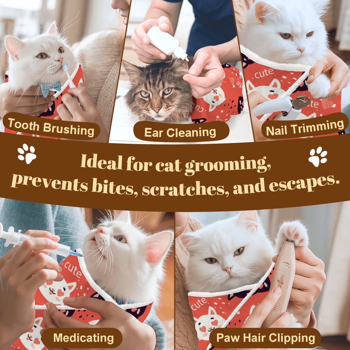 Buddy - Cat Bath & Grooming Bag