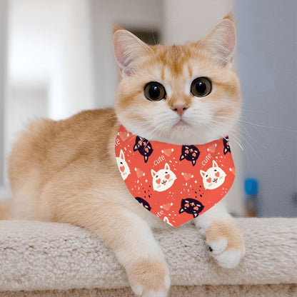 Bella - Cotton Cat Bandana – Soft, Stylish & Adjustable