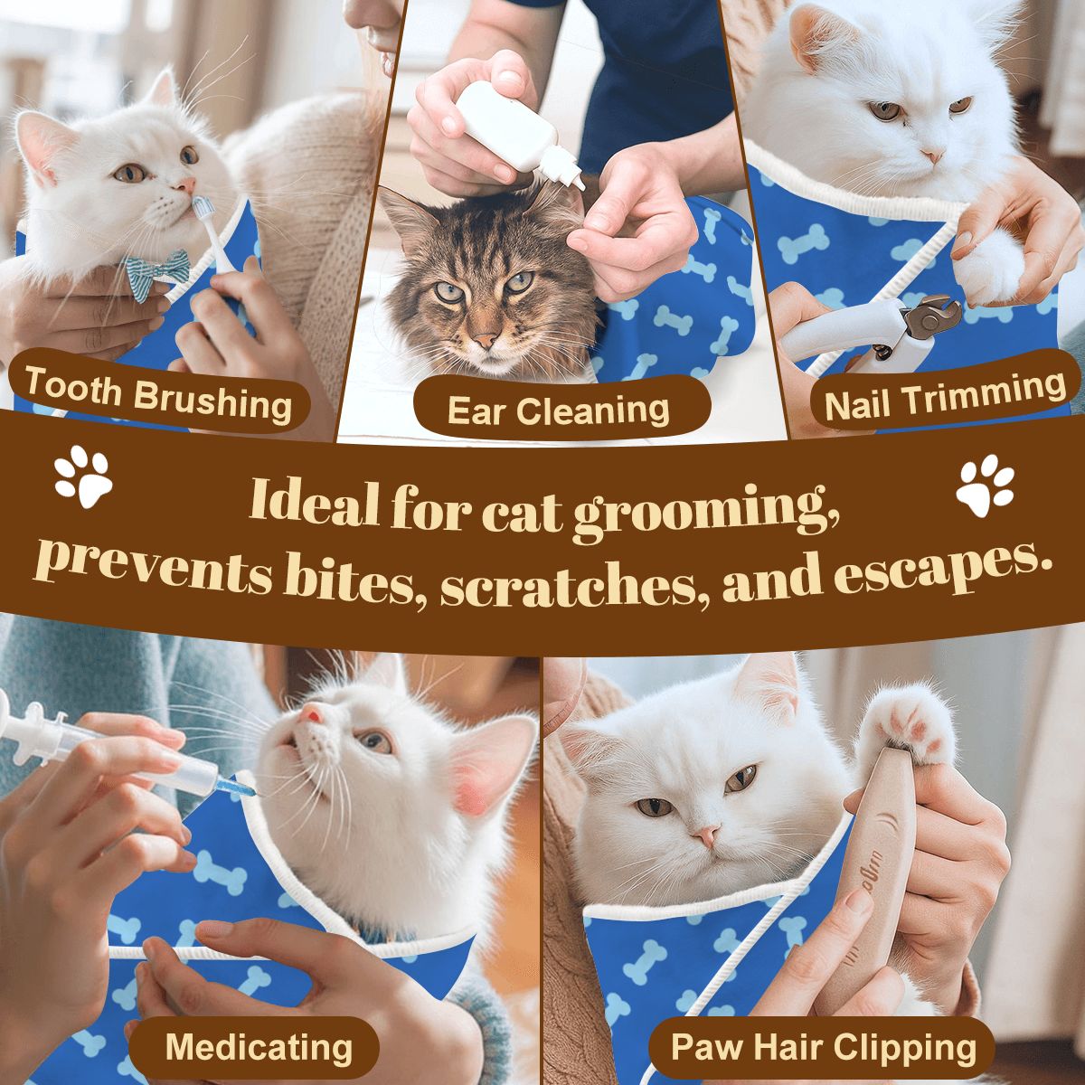 Missy - Cat Bath & Grooming Bag