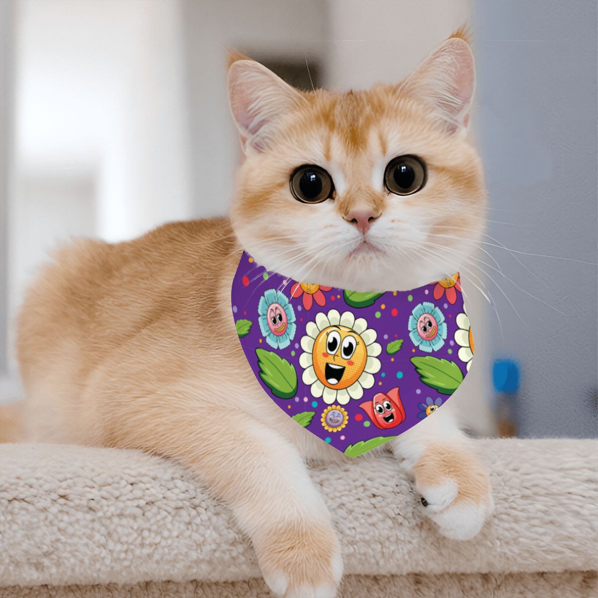 Margot - Cotton Cat Bandana – Soft, Stylish & Adjustable