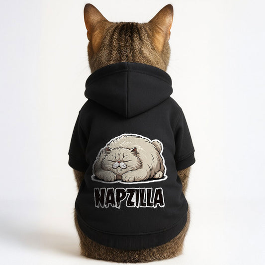 Napzilla – Simple, Stylish & Comfortable Hoodie for Cats | Polyester Fabric | All Sizes