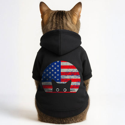 USA – Simple, Stylish & Comfortable Hoodie for Cats | Polyester Fabric | All Sizes